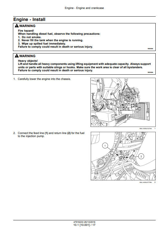 New Holland L234 , New Holland C238 Loader Service Manual - Image 3