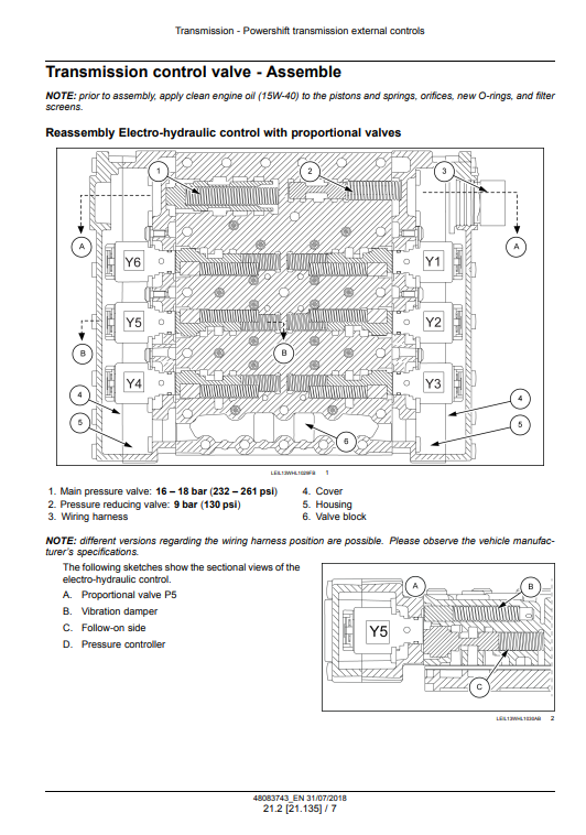 New Holland W110D Wheel Loader Service Manual - Image 5