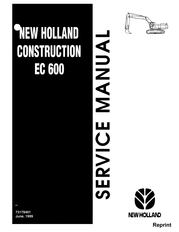 New Holland EC600 Service Repair Manual - Image 2