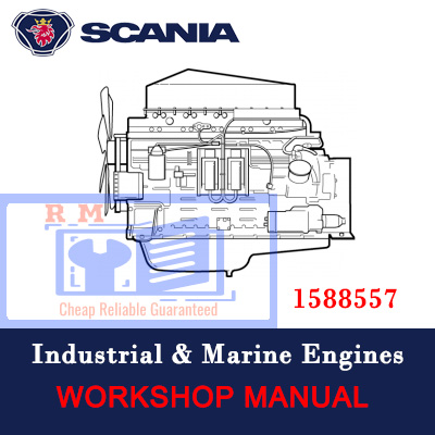 Scania 12 Engine Workshop Manual, displaying essential graphics and guidelines for engine maintenance and troubleshooting