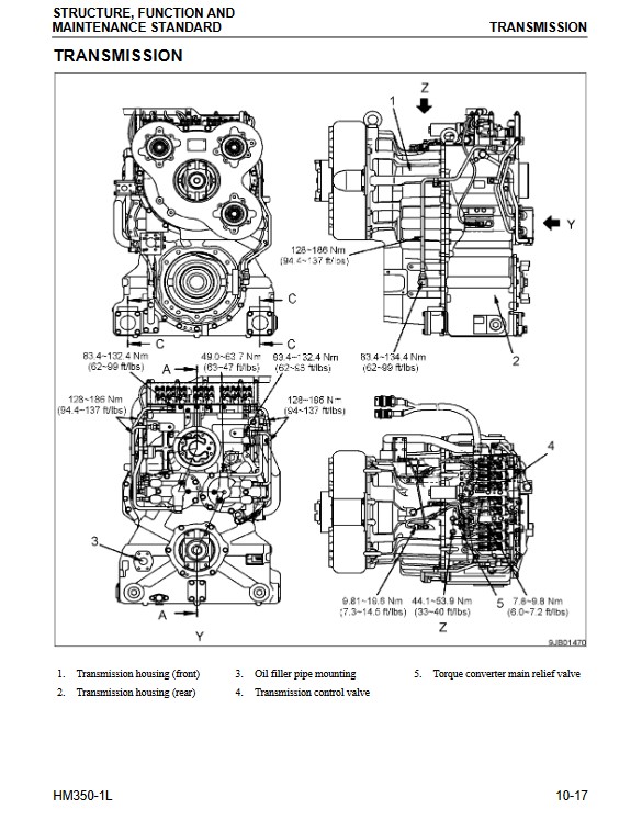 Komatsu HM350-1 USA Dump Truck Workshop Manual - Image 6