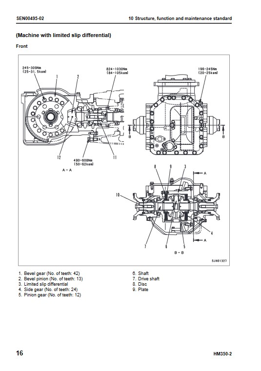 Komatsu HM350-2 Japan Dump Truck Workshop Manual - Image 3