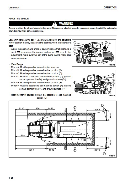 Komatsu HM350-2 Japan Dump Truck Operation and Maintenance Manual - Image 5