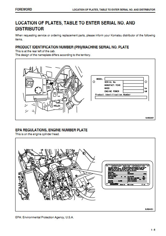 Komatsu HM350-2 Japan Dump Truck Operation and Maintenance Manual - Image 5