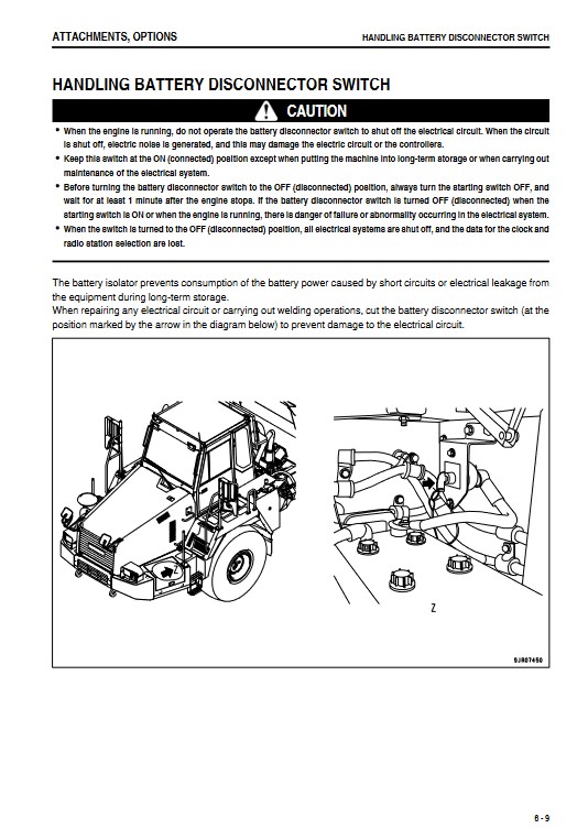 Komatsu HM350-2 Japan Dump Truck Operation and Maintenance Manual - Image 6