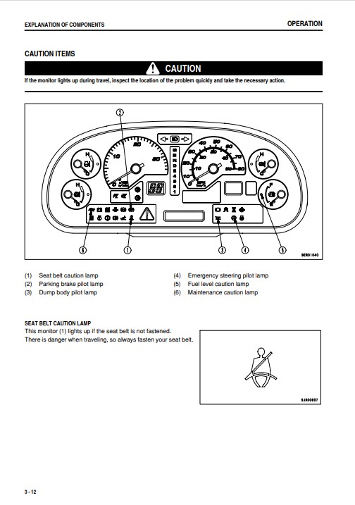 Komatsu HM400-1 Japan Dump Truck Operation and Maintenance Manual - Image 5