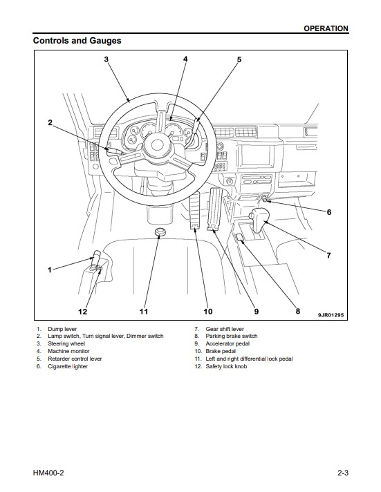 Komatsu HM400-2 USA Dump Truck Operation and Maintenance Manual - Image 4