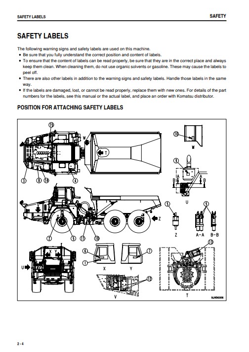 Komatsu HM400-2 Japan Dump Truck Operation and Maintenance Manual - Image 5