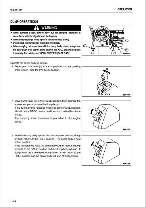 Komatsu HM400-2 Japan Dump Truck Operation and Maintenance Manual - Image 6
