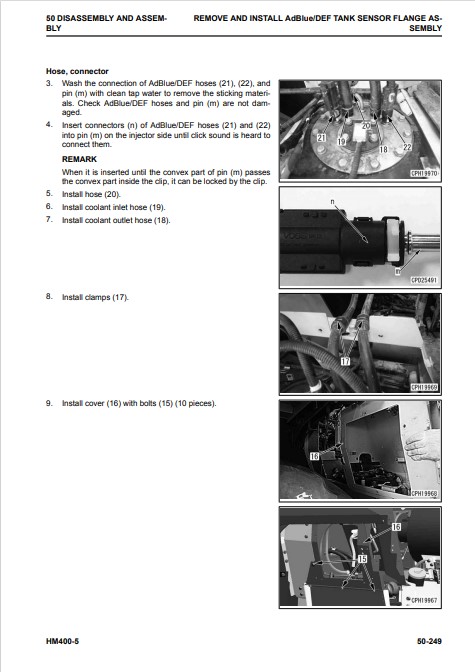Komatsu HM400-5 Japan Dump Truck Workshop Manual - Image 3