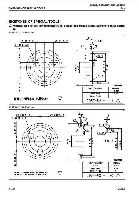Komatsu HM400-5 Japan Dump Truck Workshop Manual - Image 4