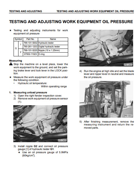 Komatsu D275AX-5 Japan Bulldozer Workshop Manual - Image 5