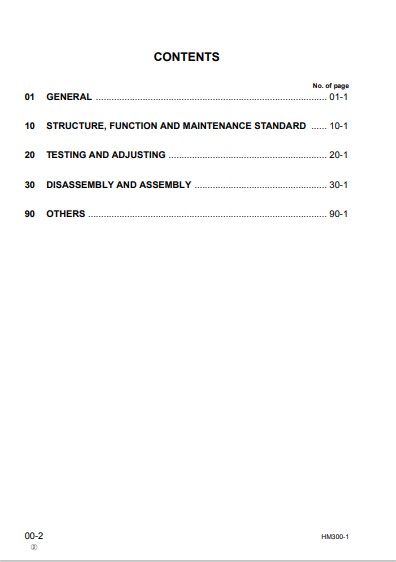 Komatsu HM300-1 Japan Dump truck Workshop Manual - Image 3