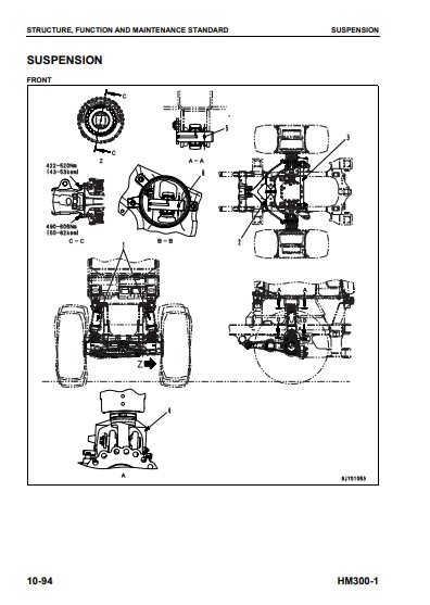 Komatsu HM300-1 Japan Dump truck Workshop Manual - Image 6