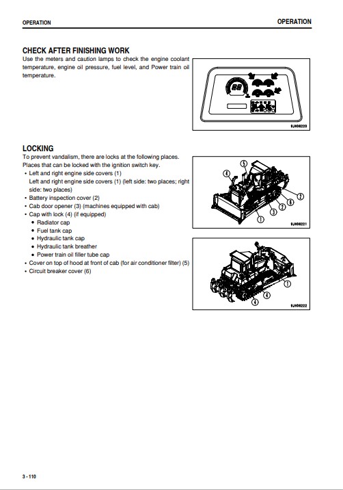 Komatsu D155AX-5 Bulldozer Operation and Maintenance Manual - Image 4