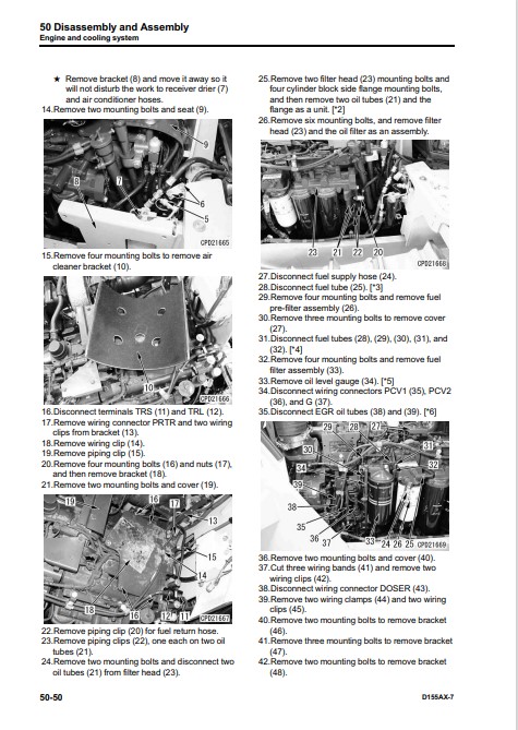 Komatsu D155AX-7 Japan Bulldozer Workshop Manual - Image 5