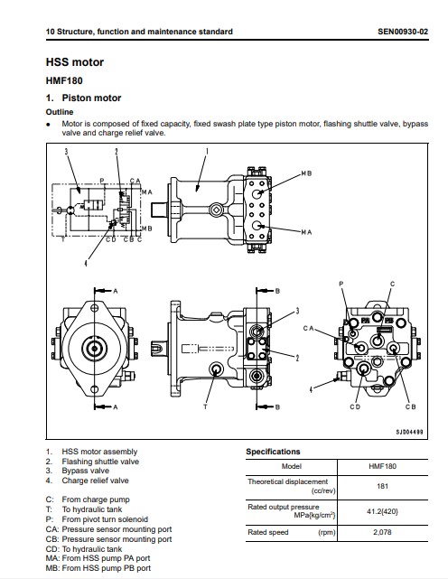 Komatsu D275AX-5 Bulldozer Workshop Manual - Image 6