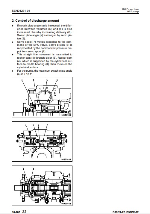 Komatsu D39EX-22, Komatsu D39PX-22 Workshop Repair Manual - Image 6