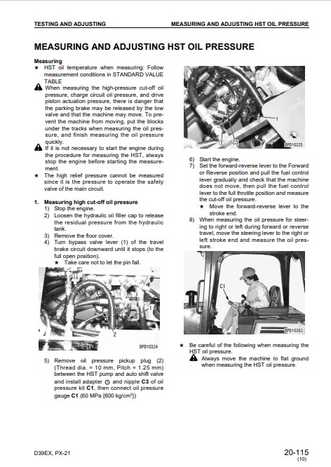 Komatsu D39EX-21, Komatsu D39PX-21 Workshop Repair Manual - Image 4