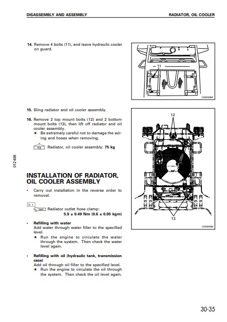 Komatsu D41E-6 , Komatsu D41P-6 Bulldozer Workshop Manual - Image 6