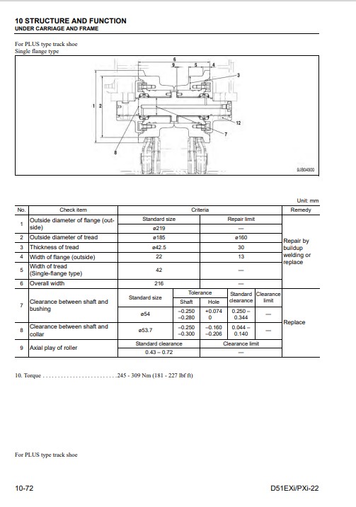 Komatsu D51EXi-22 , Komatsu D51PXi-22 Bulldozer Workshop Manual - Image 6