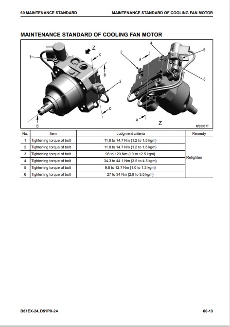 Komatsu D51EX-24 , Komatsu D51PX-24 Bulldozer Workshop Manual - Image 4