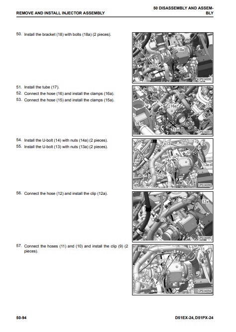 Komatsu D51EX-24 , Komatsu D51PX-24 Bulldozer Workshop Manual - Image 6