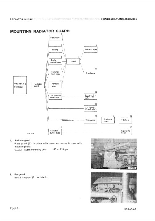 Komatsu D60-6, Komatsu D60P-6, Komatsu D60PL-6, Komatsu D65A-6, Komatsu D65P-6 Bulldozer Workshop Manual - Image 5