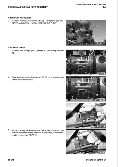 Komatsu D61EXi-24, Komatsu D61PXi-24 Japan Bulldozer Workshop Manual - Image 3