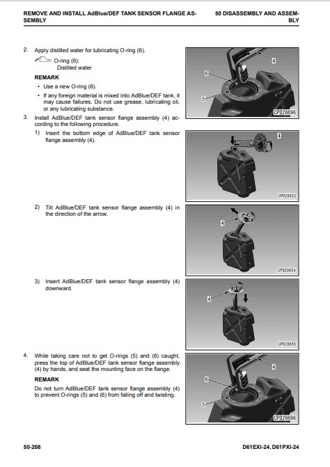 Komatsu D61EXi-24, Komatsu D61PXi-24 Bulldozer Workshop Manual - Image 3