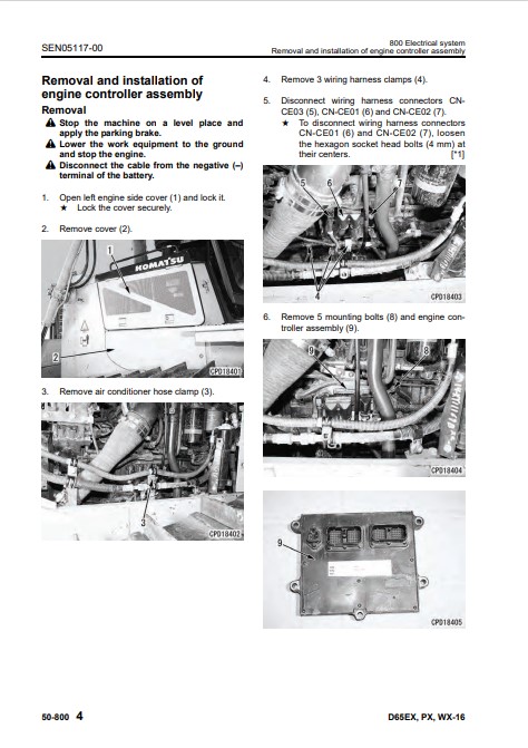 Komatsu D65EX-16, Komatsu D65PX-16, Komatsu D65WX-16 Bulldozer Workshop Manual - Image 2