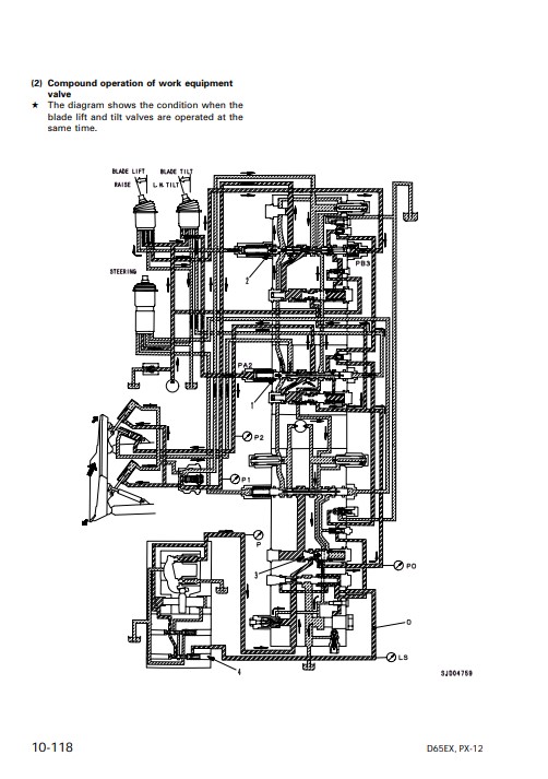 Komatsu D65EX-12, Komatsu D65PX-12 Bulldozer Workshop Manual - Image 6
