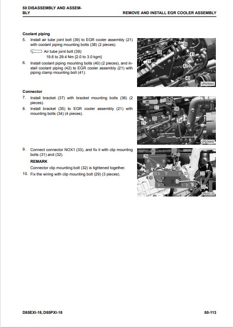 Komatsu D85EXi-18, Komatsu D85PXi-18 Bulldozer Workshop Manual - Image 6