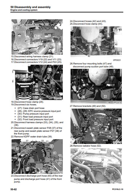 Komatsu PC210LC-10 Excavator Workshop Manual - Image 5