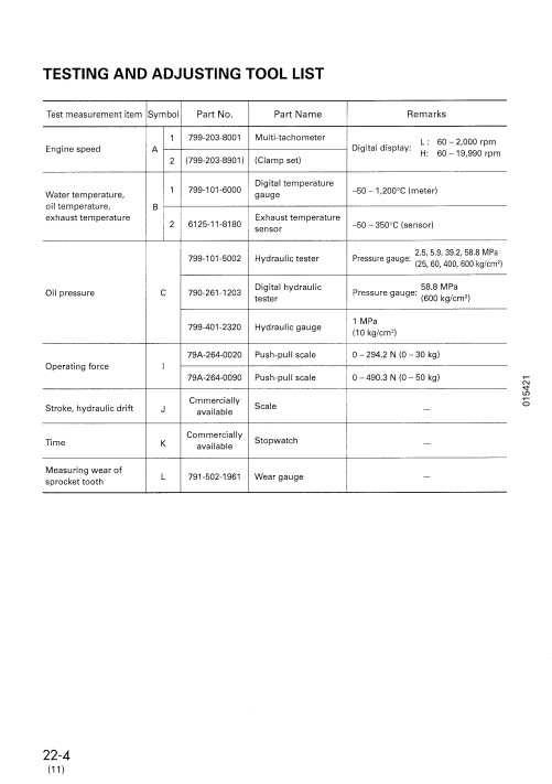 Komatsu D85A-21, Komatsu D85E-21, Komatsu D85P-21 Bulldozer Workshop Manual - Image 7