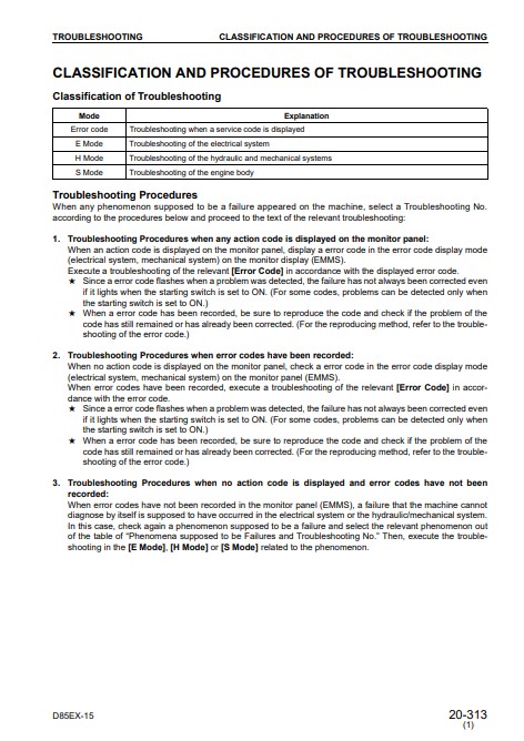 Komatsu D85EX-15, Komatsu D85PX-15 Bulldozer Workshop Manual - Image 7