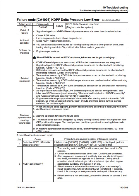 Komatsu D61EX-23, Komatsu D61PX-23 Bulldozer Workshop Repair Manual - Image 3