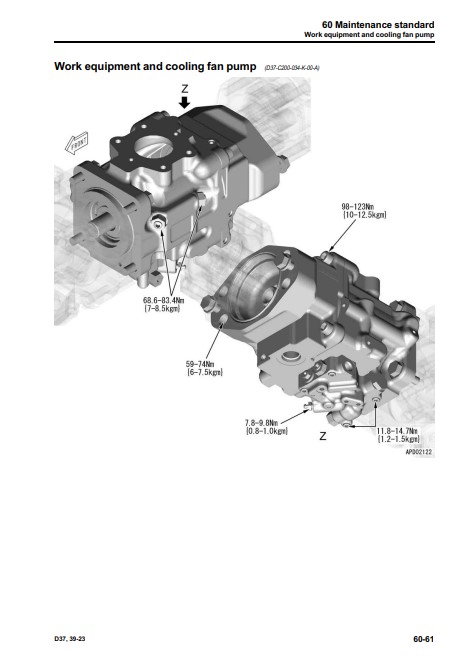 Komatsu D37EX-23, Komatsu D37PX-23, Komatsu D39EX-23, Komatsu D39PX-23 Workshop Manual - Image 6
