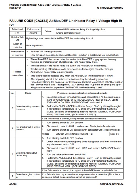 Komatsu D61EXi-24, Komatsu D61PXi-24 Japan Bulldozer Workshop Manual - Image 7