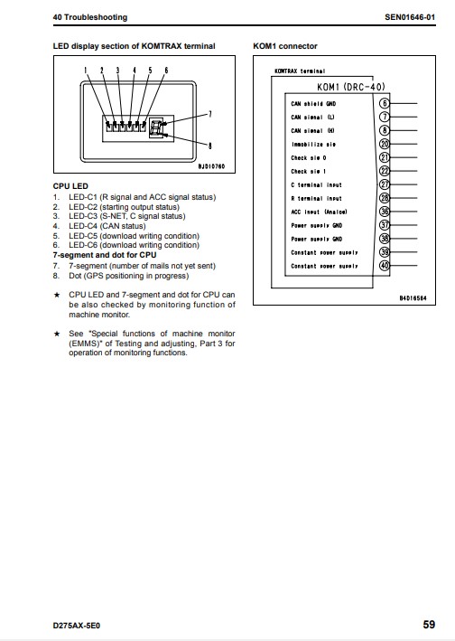 Komatsu D275AX-5 Bulldozer Workshop Manual - Image 8