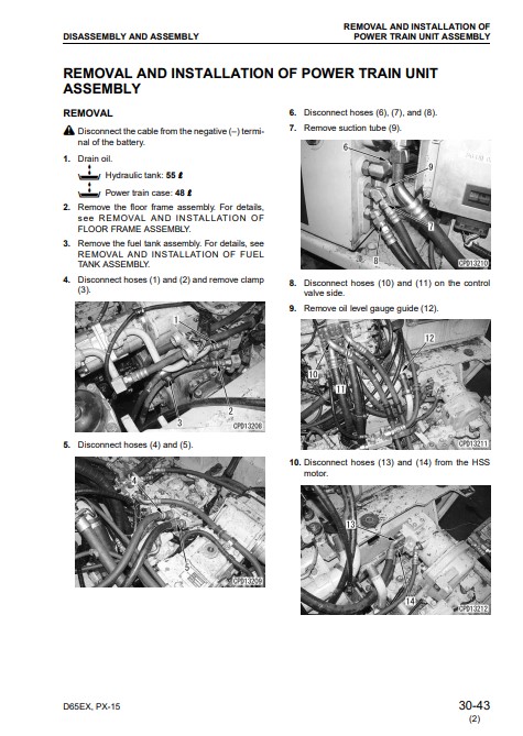 Komatsu D65EX-15, Komatsu D65PX-15, Komatsu D65WX-15 Bulldozer Workshop Manual - Image 5