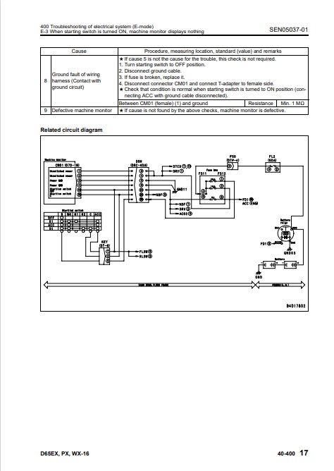 Komatsu D65EX-16, Komatsu D65PX-16, Komatsu D65WX-16 Bulldozer Workshop Manual - Image 8