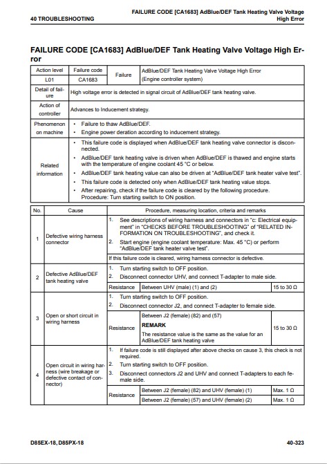 Komatsu D85EX-18, Komatsu D85PX-18 Bulldozer Workshop Manual - Image 5