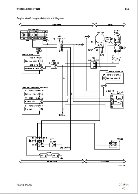 Komatsu D65EX-15, Komatsu D65PX-15, Komatsu D65WX-15 Bulldozer Workshop Manual - Image 7