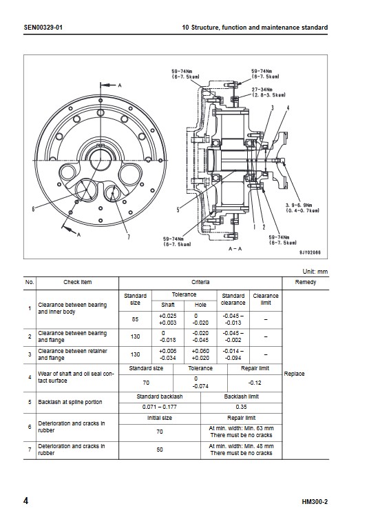 Komatsu HM300-2 Japan Dump Truck Workshop Manual - Image 4