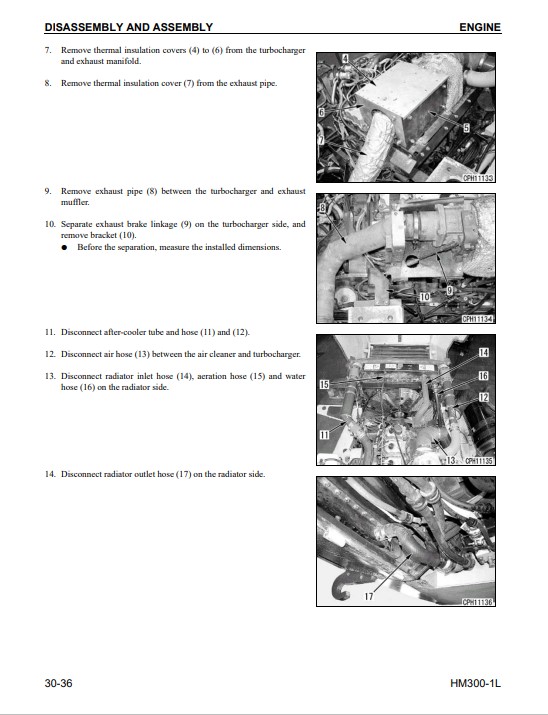 Komatsu HM300-1 Dump truck Workshop Manual - Image 5