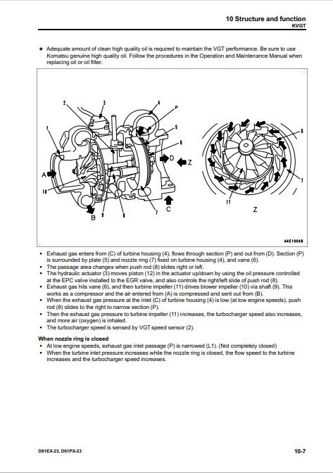 Komatsu D61EX-23, Komatsu D61PX-23 Bulldozer Workshop Repair Manual - Image 6