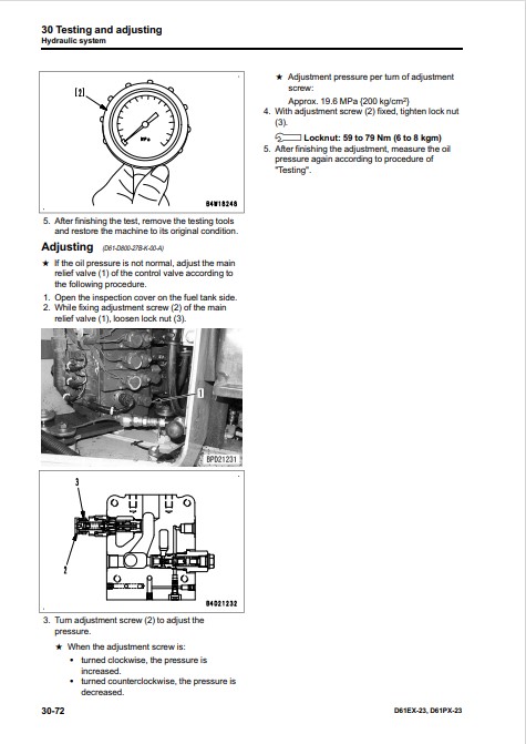 Komatsu D61EX-23, Komatsu D61PX-23 Bulldozer Workshop Repair Manual - Image 7