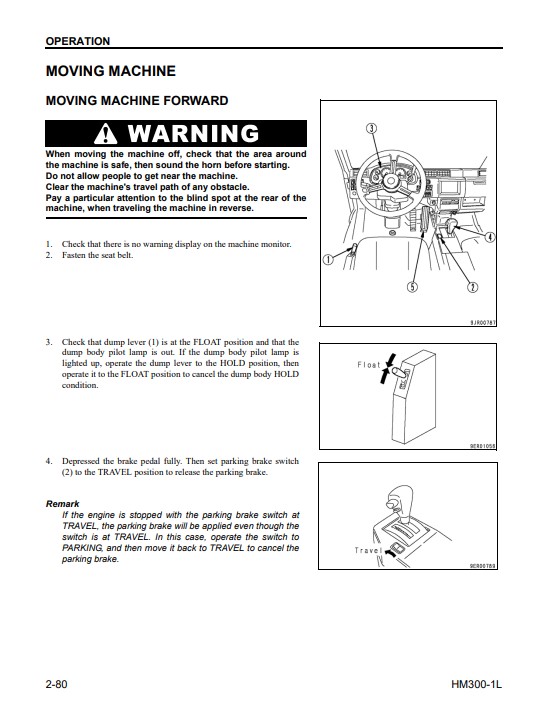 Komatsu HM300-1 USA Dump Truck Operation and Maintenance Manual - Image 5