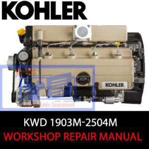 Kohler KWD 1903M and KWD 2504M Diesel Engine Workshop Manual, displaying essential repair and service information